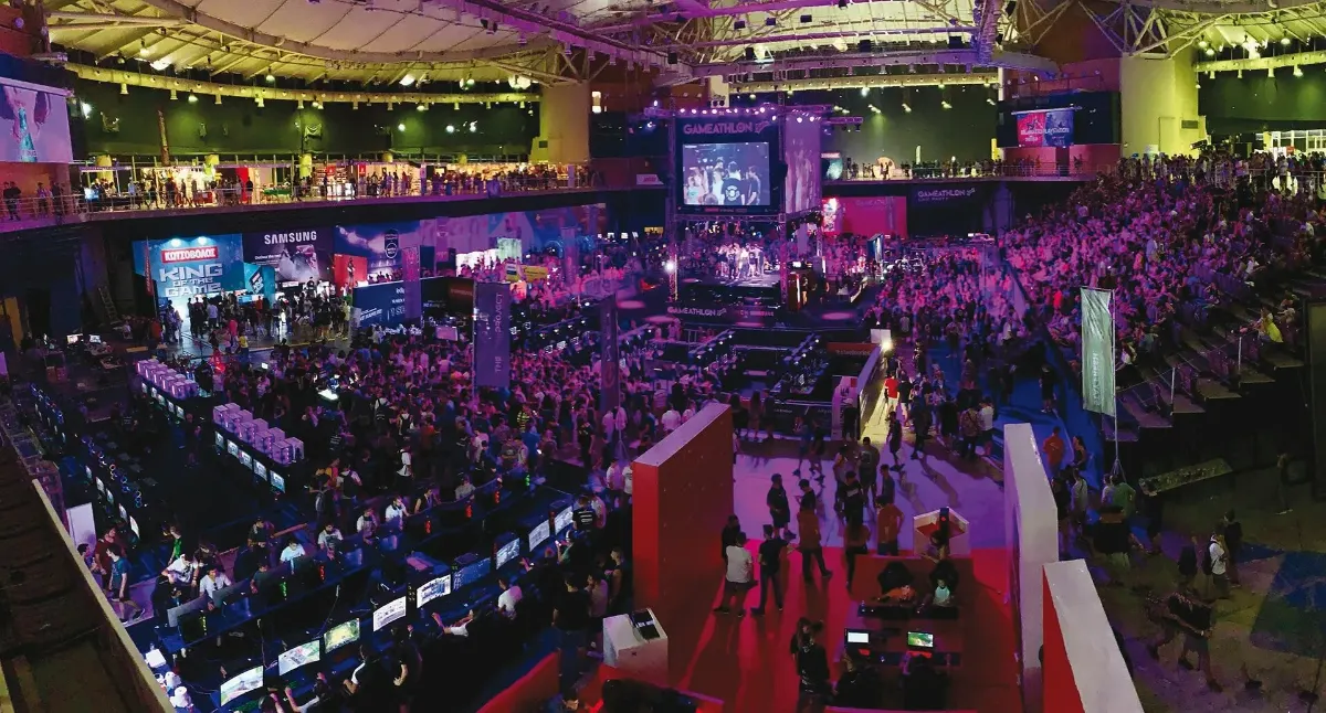Η αρένα του Gameathlon γεμάτη παίκτες και fans